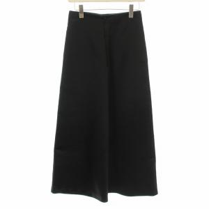 COMME des GARCONS AD2008 08AW Bad Taste期 フレアスカート ロング マキシ サテン S 黒 ブラック