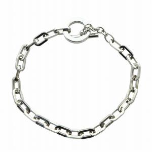 D&G ブレスレット アクセサリー ロゴ チェーン シルバー色 GY18 /MQ