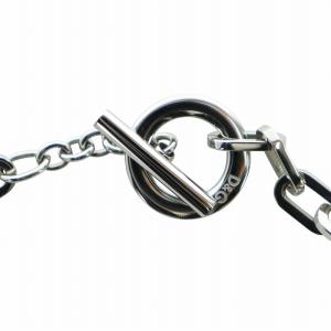 D&G ブレスレット アクセサリー ロゴ チェーン シルバー色 GY18 /MQ