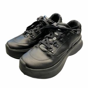 ×Comme des Garcons レザープラットフォームシューズ 25 ブラック