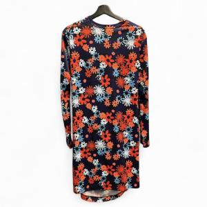 COMME des GARCONS HOMME PLUS 20AW チュニック カットソー  長袖 花柄 S 赤 レッド 紺 ネイビー