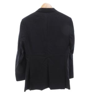 BURBERRY BLACK LABEL セットアップ スーツ ジャケット 総裏地 シングル パンツ ストライプ 40 紺 ネイビー  /AE