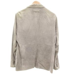 EPOCA UOMO レザージャケット スエード 2B 48 グレー /JS