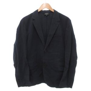 テーラードジャケット シアサッカー M 紺 ネイビー /JS