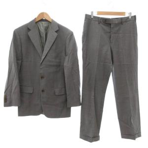 セットアップ スーツ ジャケット 総裏地 シングル パンツ 48 グレー  /AE