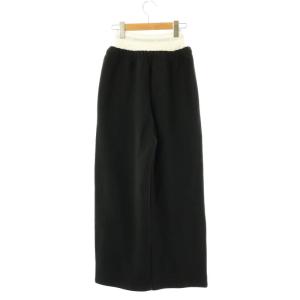 alexanderwang 24SS ダブルウエストスウェットパンツ XXS ブラック 4CC12443