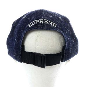 Supreme 23SS Classic Logo 6-Panel デニム キャップ ネイビー