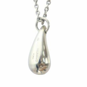 TIFFANY&Co. エルサペレッティ ティアドロップ ネックレス アクセサリー ペンダント Silver925 ロゴ シルバー色