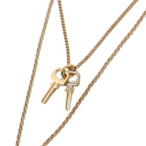 LOUIS VUITTON LV PADLOCK ネックレス ゴールドカラー M01593