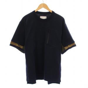 ファブリックコンボTシャツ 3 ネイビー カーキ 22-02733M