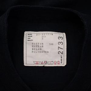 sacai ファブリックコンボTシャツ 3 ネイビー カーキ 22-02733M