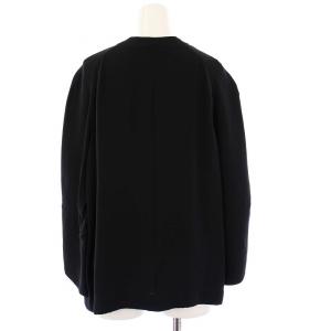 HERMES ブラウス スキッパー プルオーバー 34 ブラック