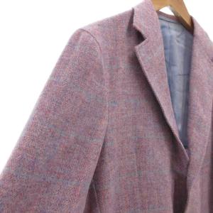 GIANFRANCO FERRE  テーラードジャケット ブレザー チェック 50 紫 パープル EJC552331 /BS