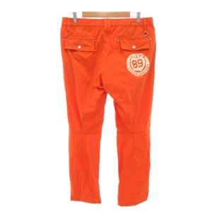 PEARLY GATES ゴルフウエア ウェザーストレッチ イージーパンツ スリムフィット 6 L オレンジ 053-136308