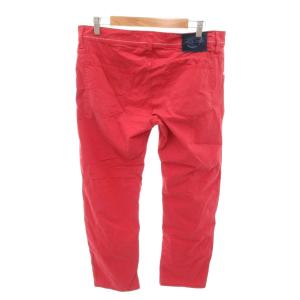 JACOB COHEN コットンパンツ ストレッチ ボタンフライ 36 XL 赤 レッド /FT
