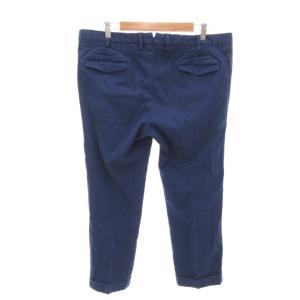 PT01 super slim fit チノパンツ コットン ストレッチ 52 XL 紺 ネイビー /FT