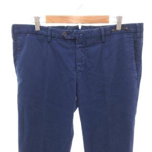 PT01 super slim fit チノパンツ コットン ストレッチ 52 XL 紺 ネイビー /FT