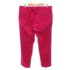 PT01 slim fit チノパンツ コットン ストレッチ センタープレス 52 XL ピンク /FT