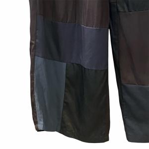 ANREALAGE PANEL PATCHWORK RAYON PANTS パッチワークパンツ 46 紺 ネイビー