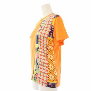 Tao AD2001 Tシャツ カットソー 半袖 柄切替 オレンジ TT020010 /TK