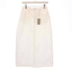 25SS SLATE DENIM KYDEN デニムスカート ロング タイト 40 ホワイト 03-5107350