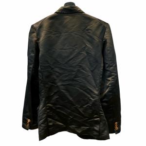 BLACK COMME des GARCONS 23AW Ester Satin Hole Jacket テーラードジャケット M ブラック