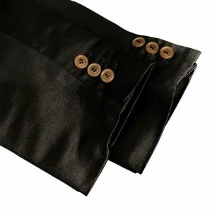 BLACK COMME des GARCONS 23AW Ester Satin Hole Jacket テーラードジャケット M ブラック