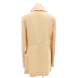 Max Mara コート ステンカラー ウール ミドル 総裏地 40 アイボリー /GV GY47