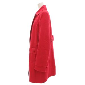 MAX MARA WEEKEND LINE ステンカラーコート ミドル 背抜き コットン 40 赤 レッド /GV GY47