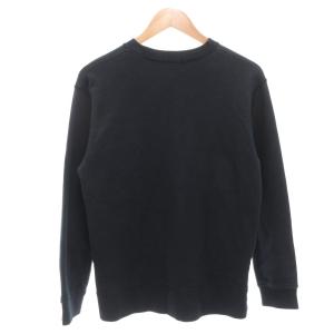 BURBERRY BLUE LABEL トレーナー スウェット 長袖 M 黒 ブラック ロゴ刺繍 /AE GY47