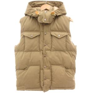 Purple Label HOODED SIERRA VEST シェラダウンベスト フード L ベージュ