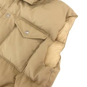 THE NORTH FACE Purple Label HOODED SIERRA VEST シェラダウンベスト フード L ベージュ