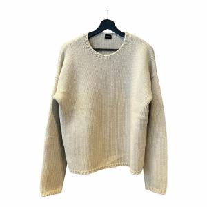 ニット プルオーバー カシミヤ ローゲージ 50 オフホワイト