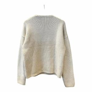 JIL SANDER ニット プルオーバー カシミヤ ローゲージ 50 オフホワイト