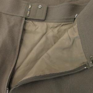 Chloe ヴィンテージ フレアスカート ミモレ ロング ウール 40 M 茶 ブラウン /AH18 GY03