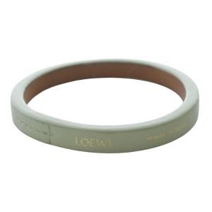 LOEWE ダブルバングル セット ブレスレット カーフレザー グリーン カーキ /YO23 OH