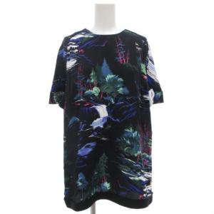 プルオーバーブラウス カットソー 40 マルチカラー 風景柄 ランドスケープ柄 /GV