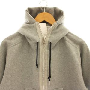 sacai ×Carhartt WIP ジップアップパーカー 1 グレー 23-0556