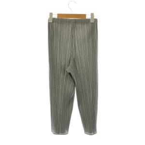 PLEATS PLEASE ISSEY MIYAKE イッセイミヤケ プリーツ パンツ クロップド 2 グレー /DF OS