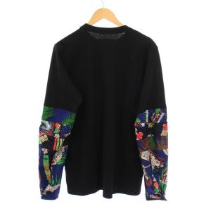 sacai ARCHIVE PRINT MIX LONG SLEEVE T SHIRT