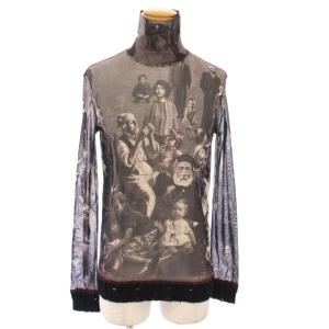HOMME 90’s パワーネット Tシャツ 48 黒 CKKJGSW00023