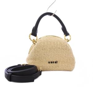 Abaka Pursket Bag 2WAY ナチュラル ブラック