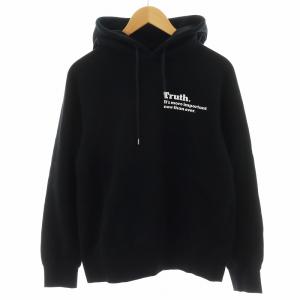 Truth hoodie パーカー プルオーバー ロゴ 1 黒 ブラック 18-01783M /AN24