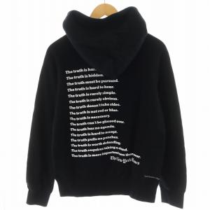 sacai Truth hoodie パーカー プルオーバー ロゴ 1 黒 ブラック 18-01783M /AN24