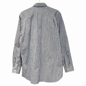 PLAY Comme des Garçons ストライプシャツ L 青 ブルー 白 ホワイト AX-B018