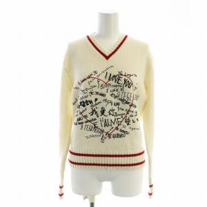 20AW ニット プルオーバー カシミヤ 34 アイボリー 054S91AM052