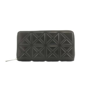 GLAM 長財布 ラウンドファスナー 小銭入れ レザー 黒 ブラック /AN8