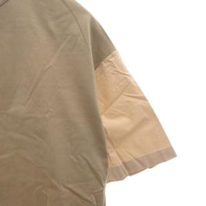 TOMORROWLAND ショートスリーブプルオーバー Tシャツ S ブラウン 茶 切替 63-11-22-11105 /FF