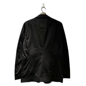 ATTACHMENT テーラードジャケット シングル 裏地なし 2B コットン 黒 ブラック /UD