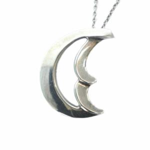 クレセントムーン ネックレス アクセサリー ペンダント Silver925 シルバー色 GY18 /MQ